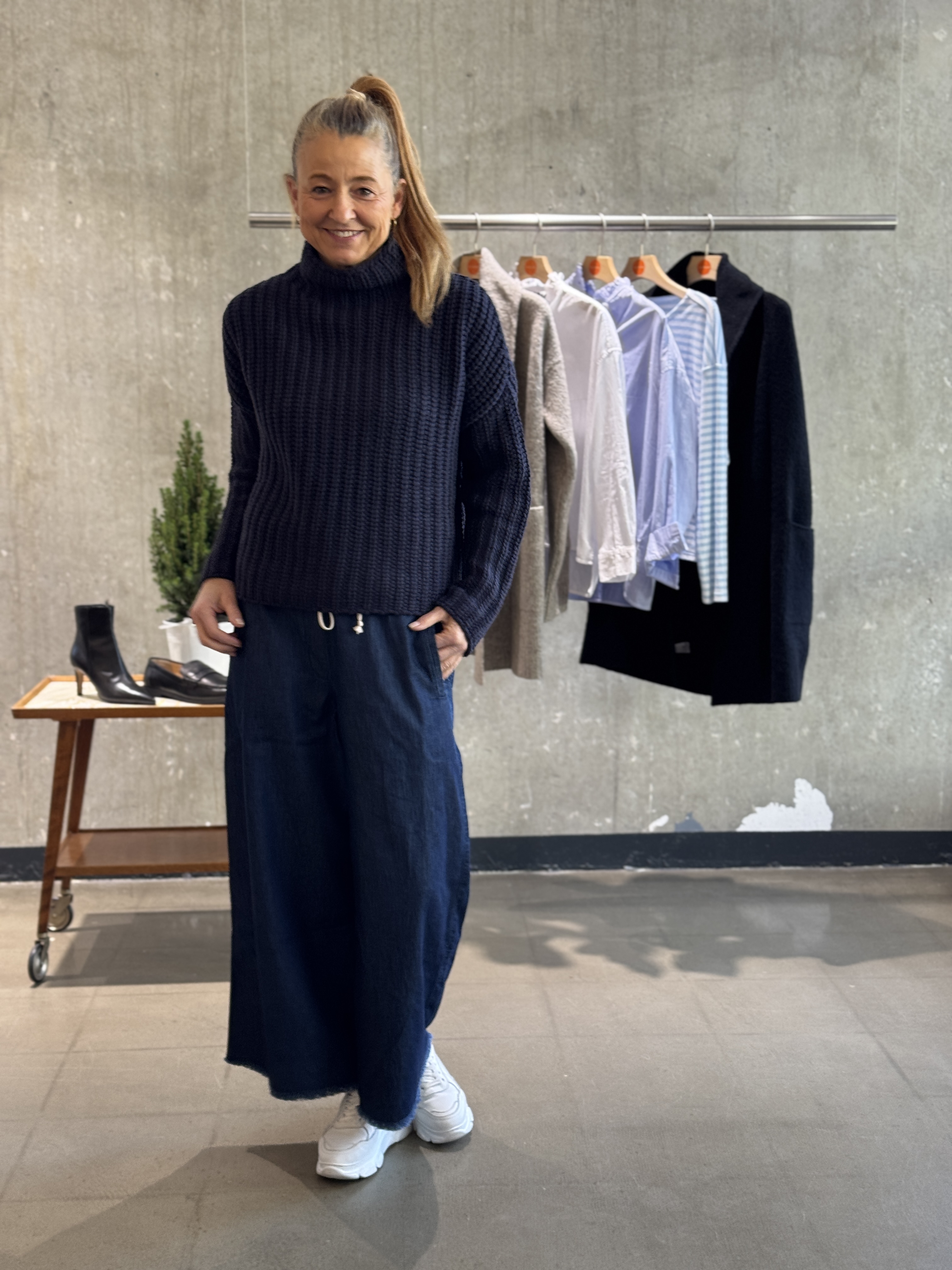 NARLI Pullover dunkelblau