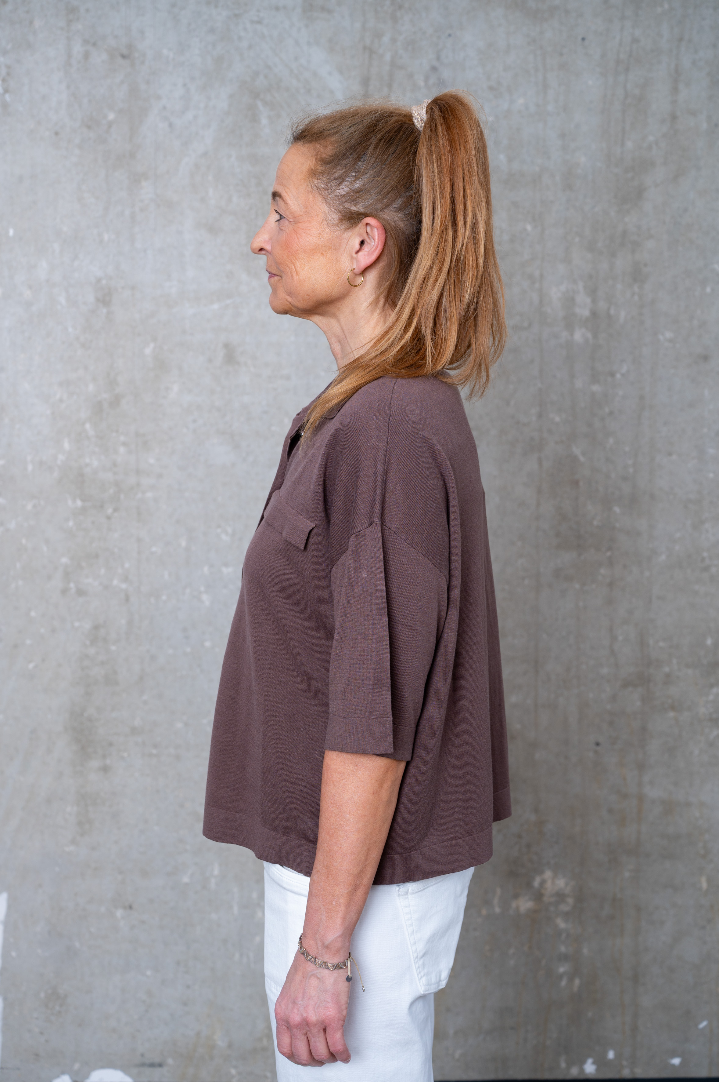 HANDMADE Cardigan schoko