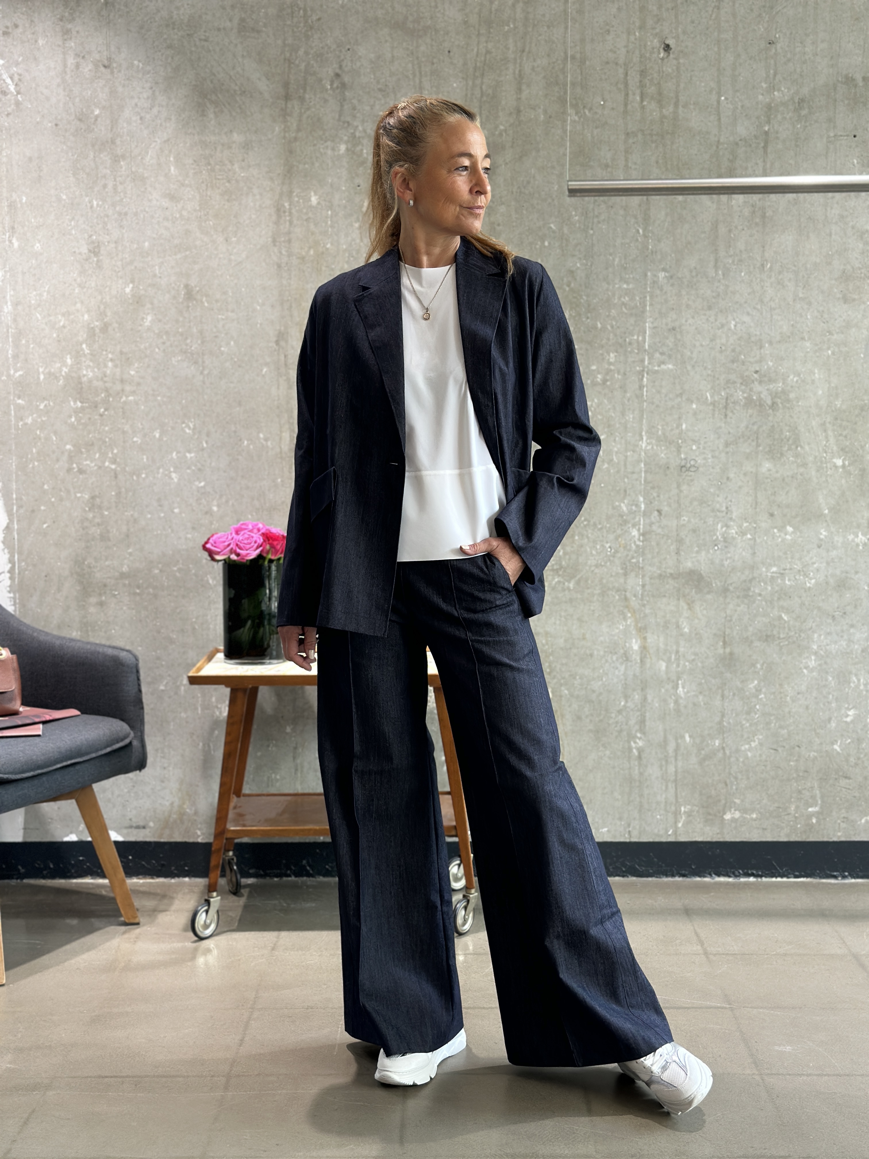 SASSENBACH_STYLE  Jeans Blazer