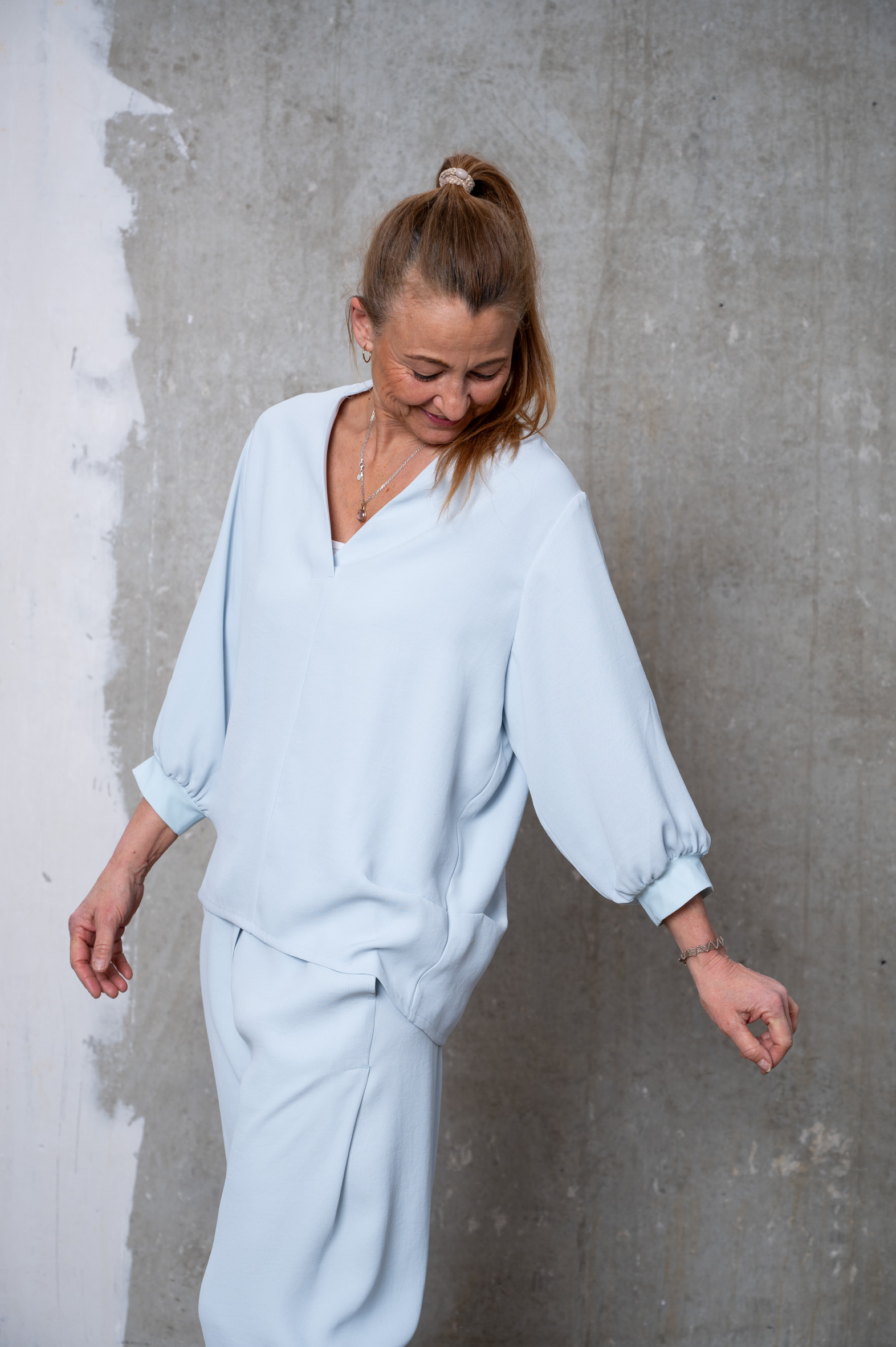ANIA SCHIERHOLT Bluse 3234/37 water