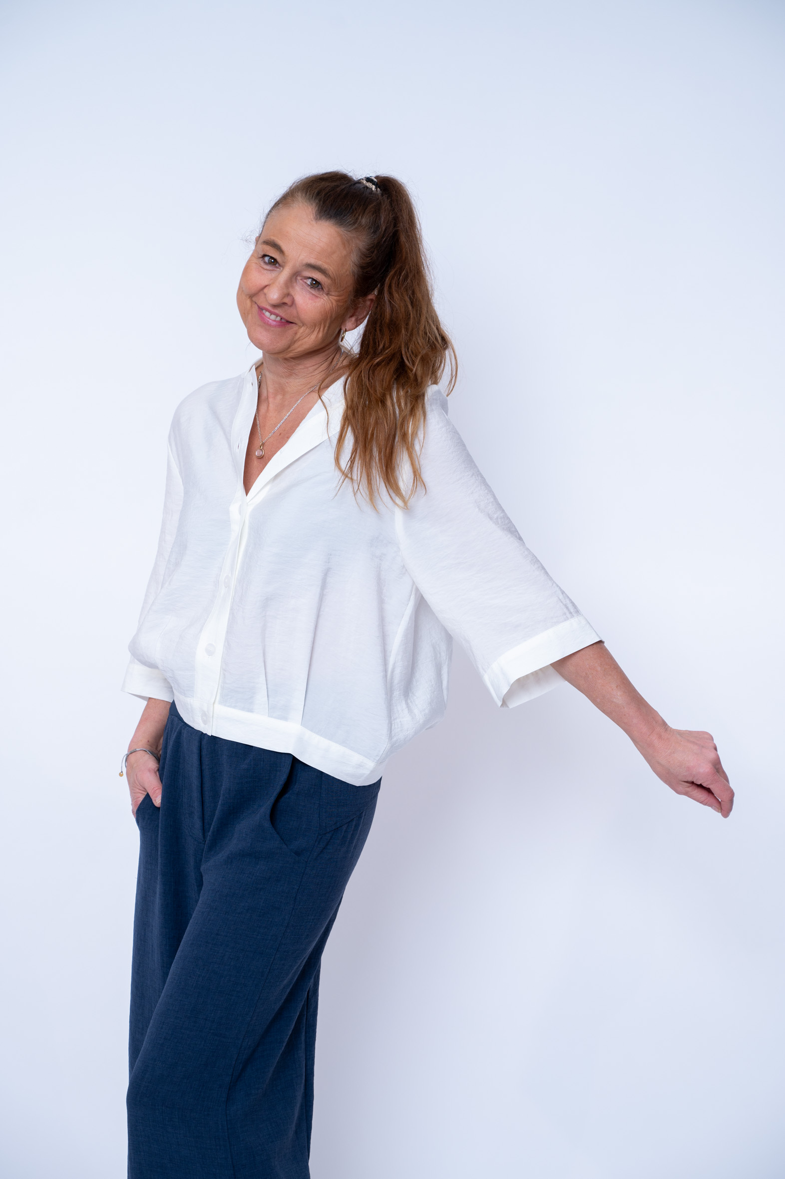 ANIA SCHIERHOLT Bluse 3027/77 sahne