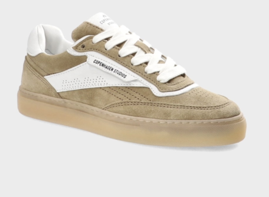 COPENHAGEN STUDIOS CPH90 leather mix sand/white 