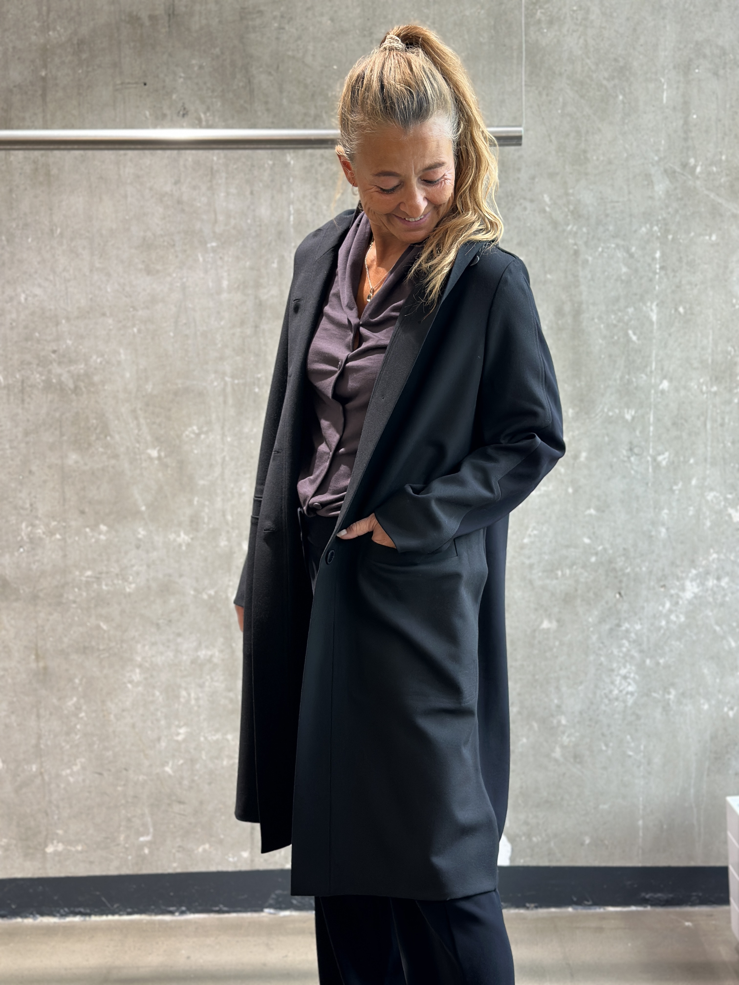 ANIA SCHIERHOLT Mantel 3164/51 black