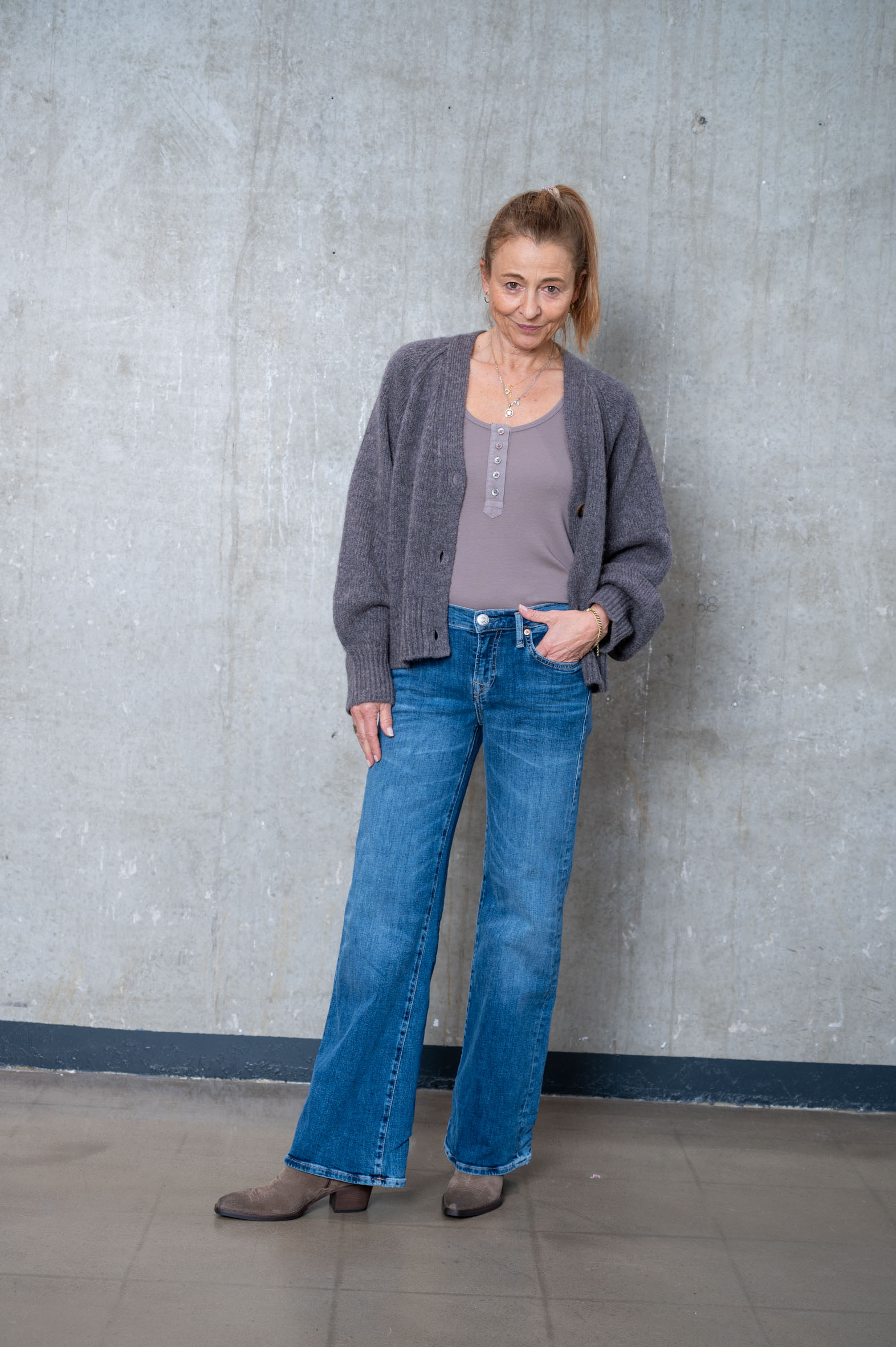 TRUE RELIGION Jeans SOPHIE Bootcut blau