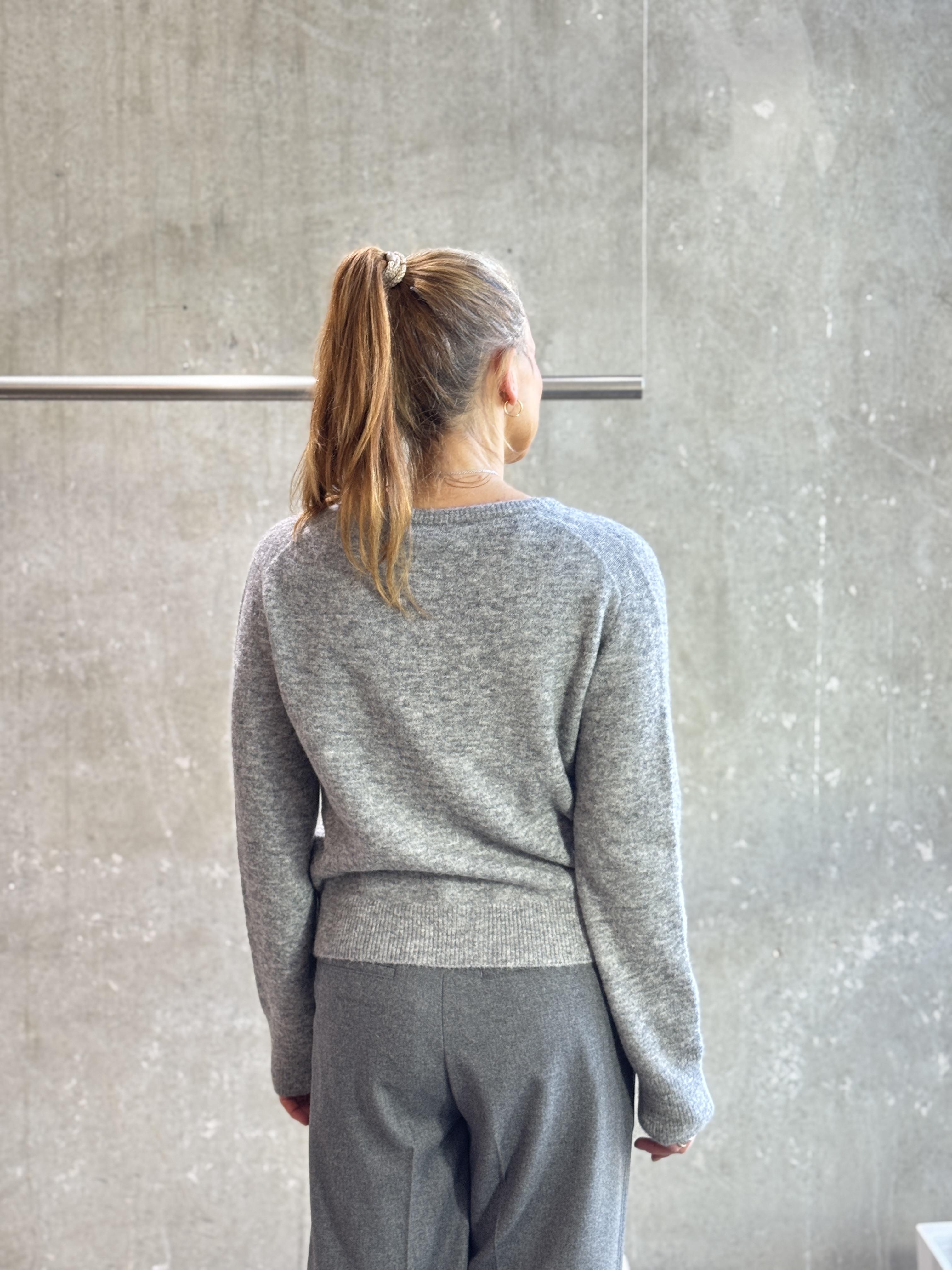 CLOSED Cardigan light grey melange