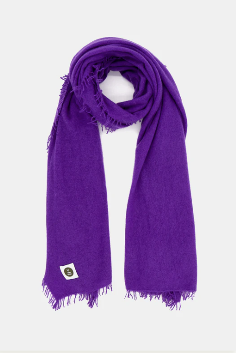 VON GOAT Cashmere Schal NEON PURPLE