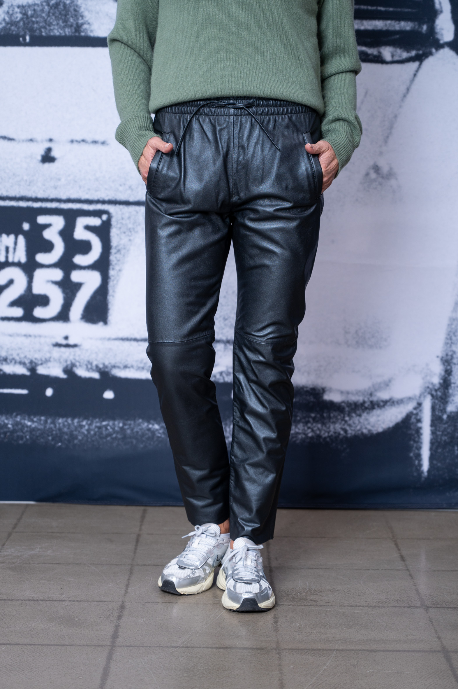 OAKWOOD Lederhose GIFT metallic