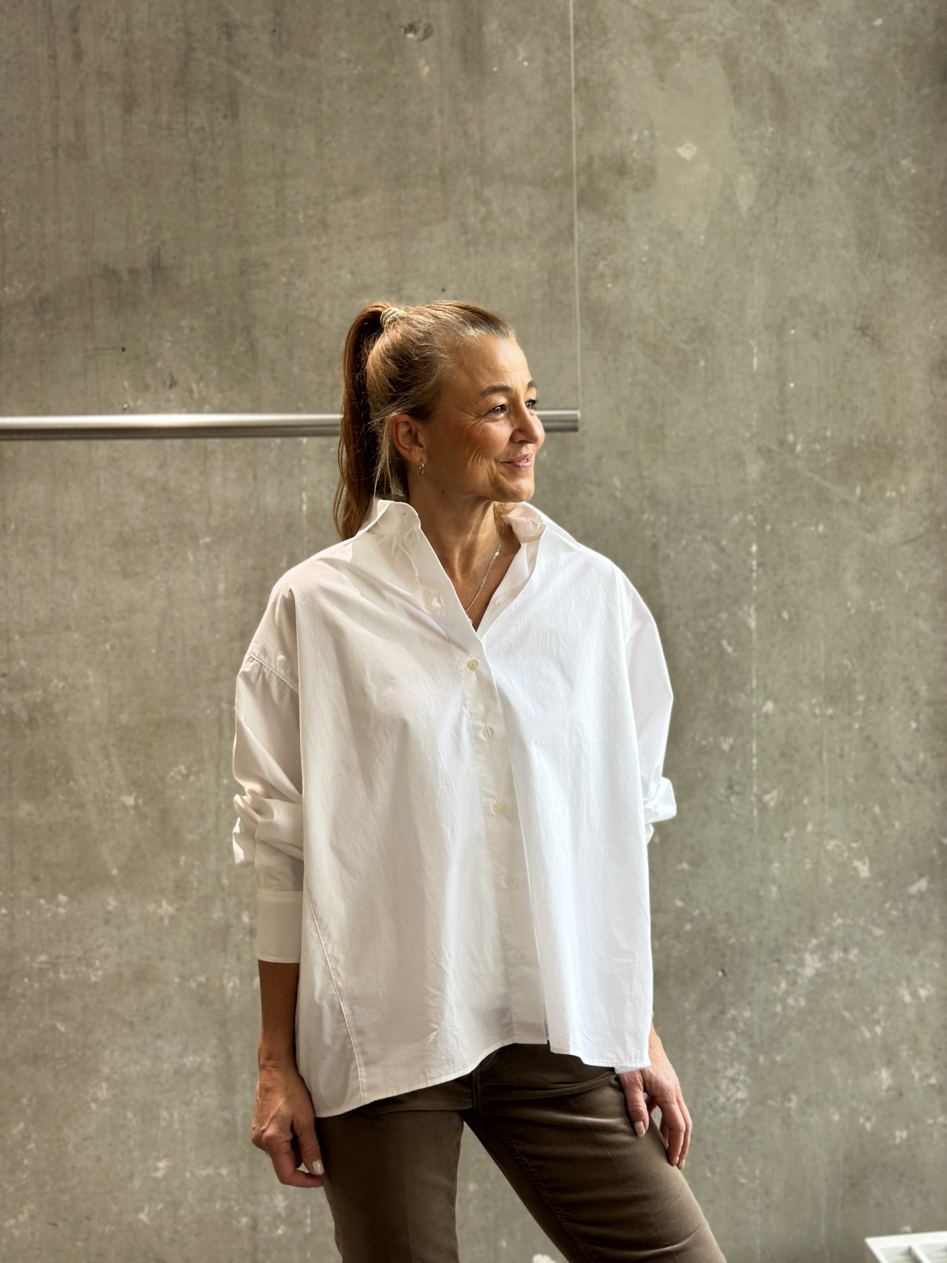 CLOSED Oversize Bluse weiss