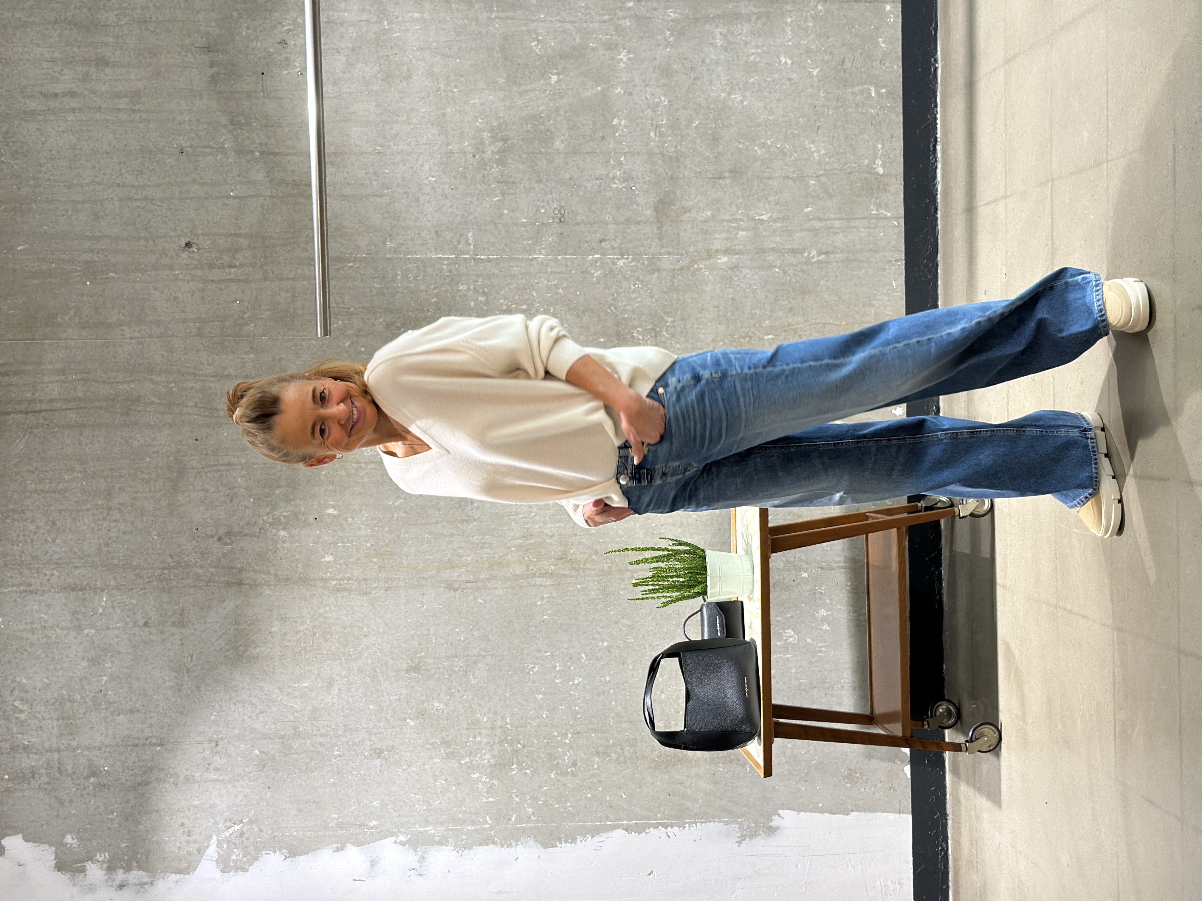 NOT SHY Pullover ecru