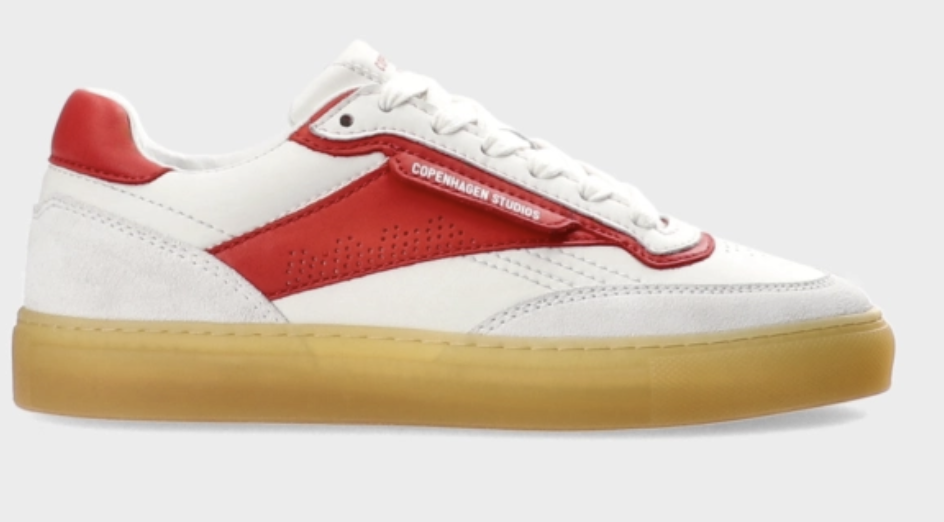 COPENHAGEN STUDIOS CPH90 leather mix  white/red