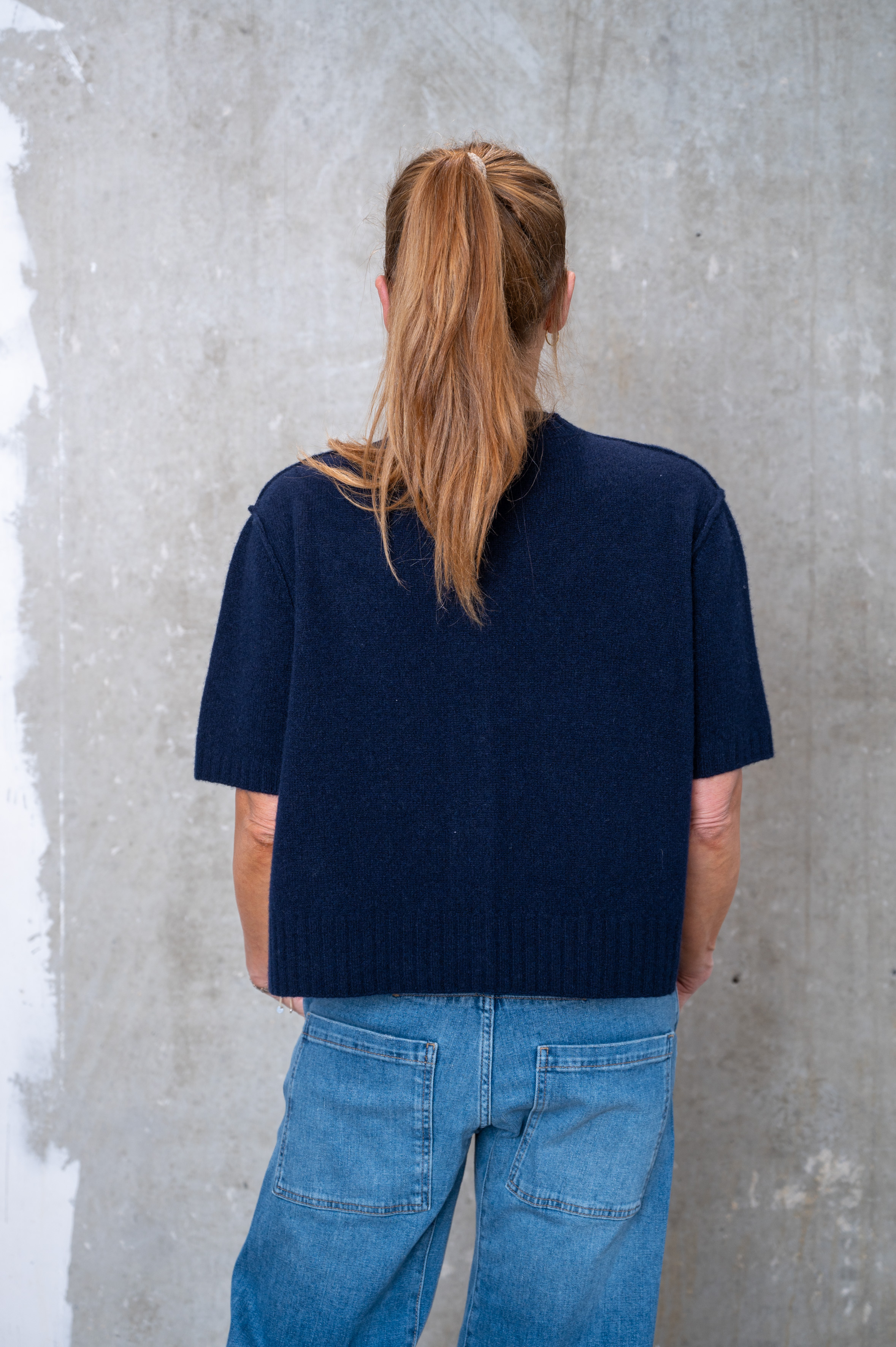 NARLI Kurzarm-Cardigan night